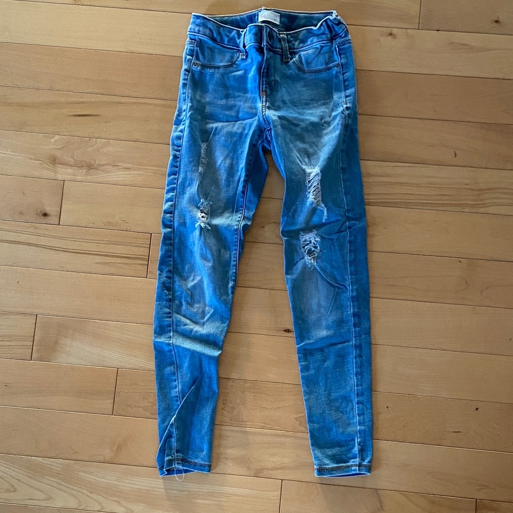 SO Kids Blue Distressed Jeans